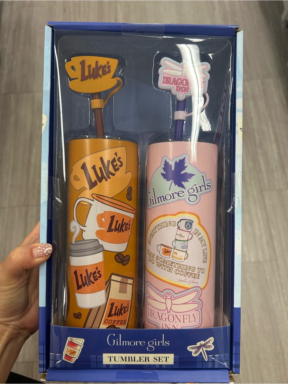Limited Edition Gilmore Girls Luke's & Dragonfly Inn Tumbler Set